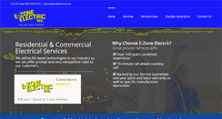 Desktop Screenshot of ezoneelectric.com